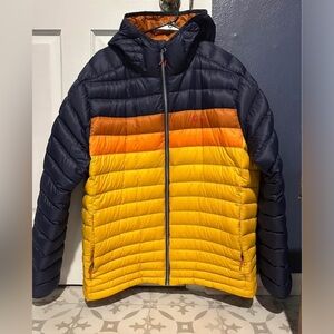 Cotopaxi Men’s XL Fuego Hooded Down Coat